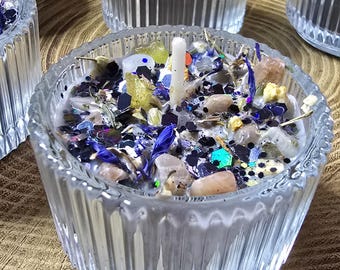 Nightmoon candle in a glass
