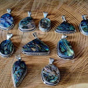 Abalone shell pendant