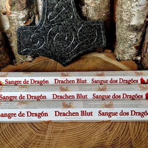 Incenso em bastões de sangue de dragão