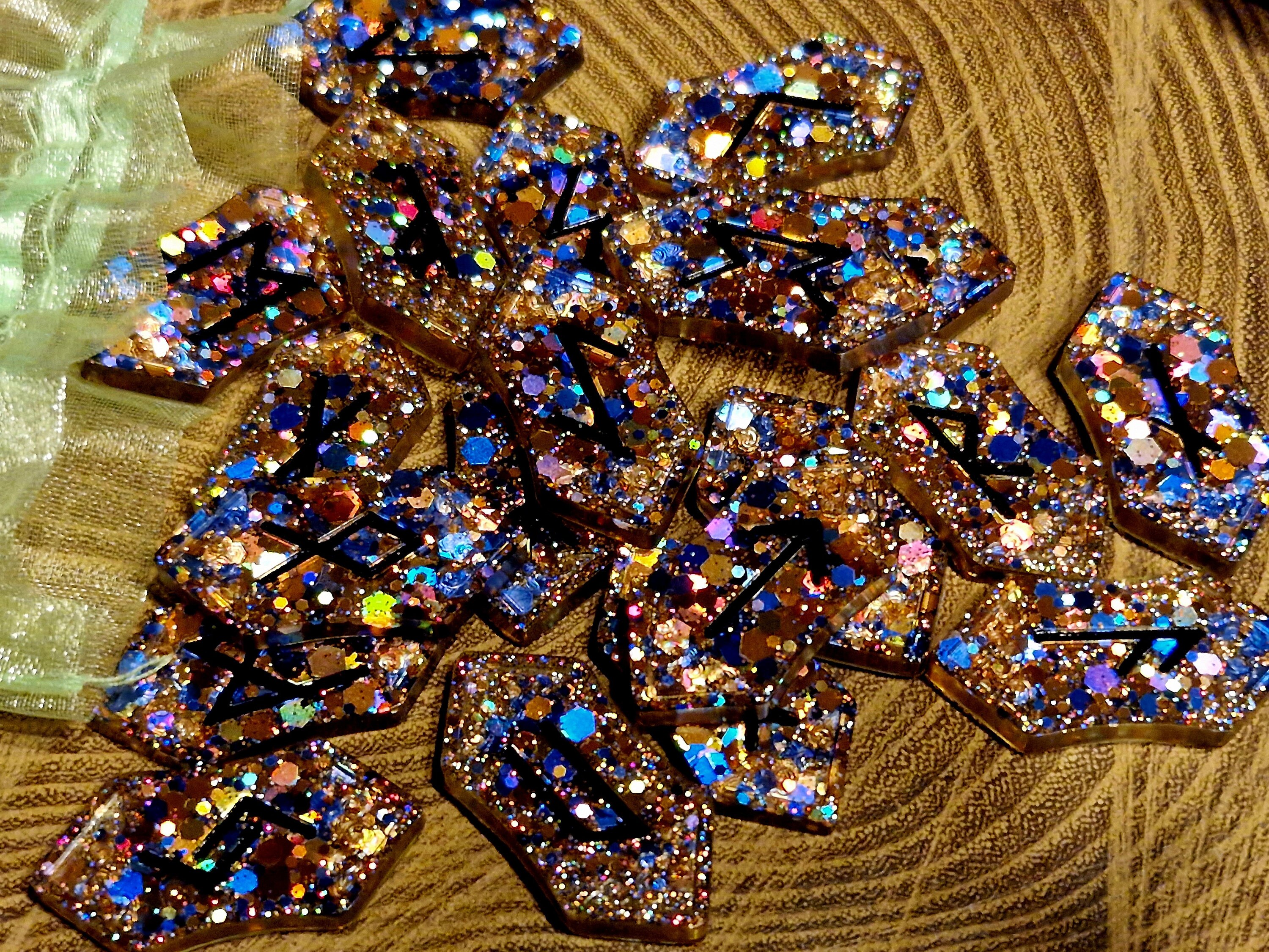 Rune Set Raute Gold Magic - Etsy UK