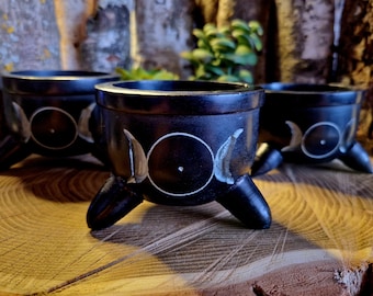 Cuenco de incienso Sun and Moon Klein esteatita