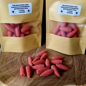 Backflow incense cones various varieties
