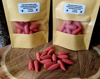 Backflow incense cones various varieties