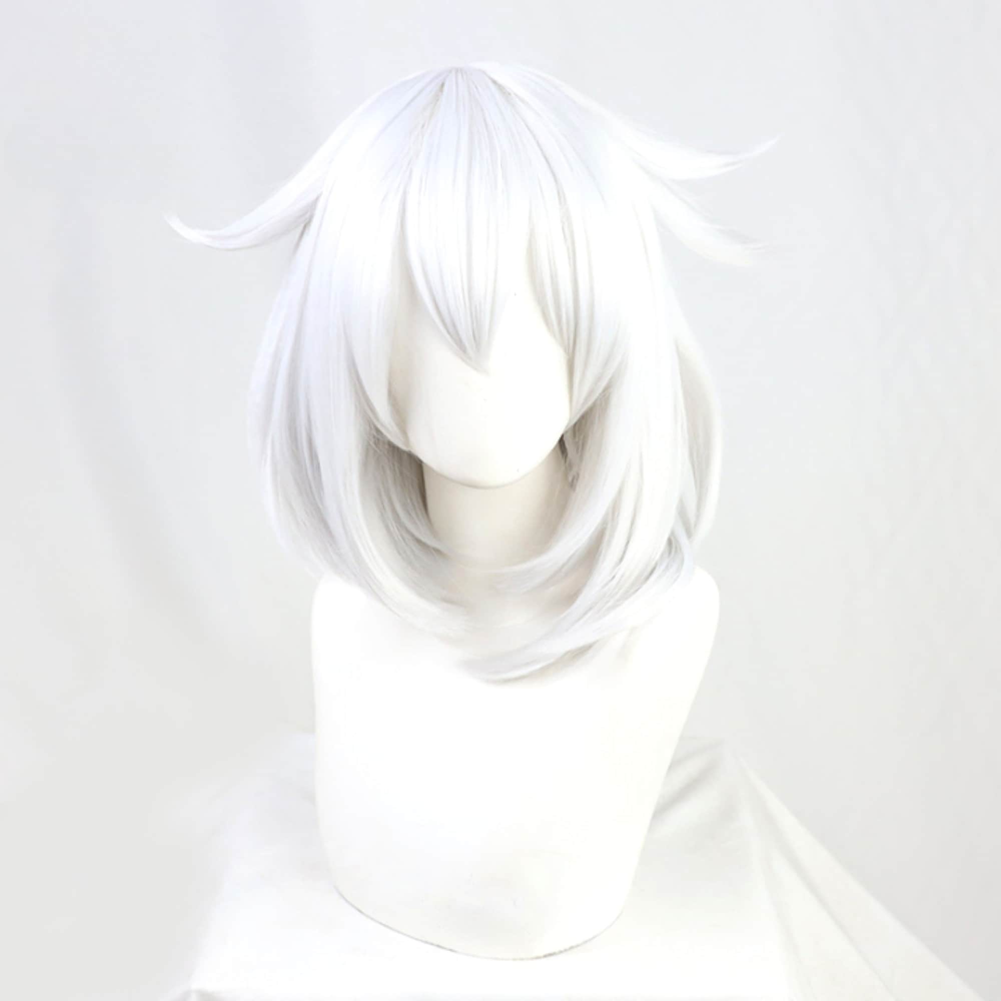 Persephone  40 inch Classic White Long Bang Straight Cosplay Wig