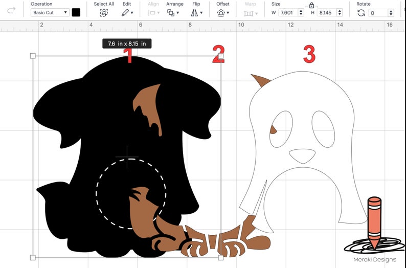 Halloween Ghost Dog Candy Holder Svg, Dxf, Eps, Png Trick or Treat