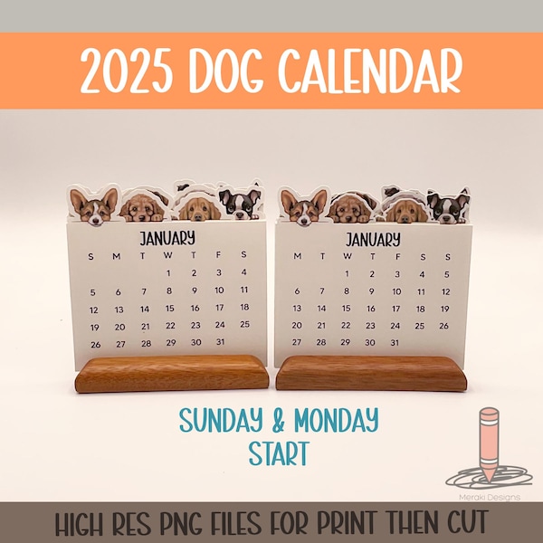 The Paw Print 2025 Calendar Etsy