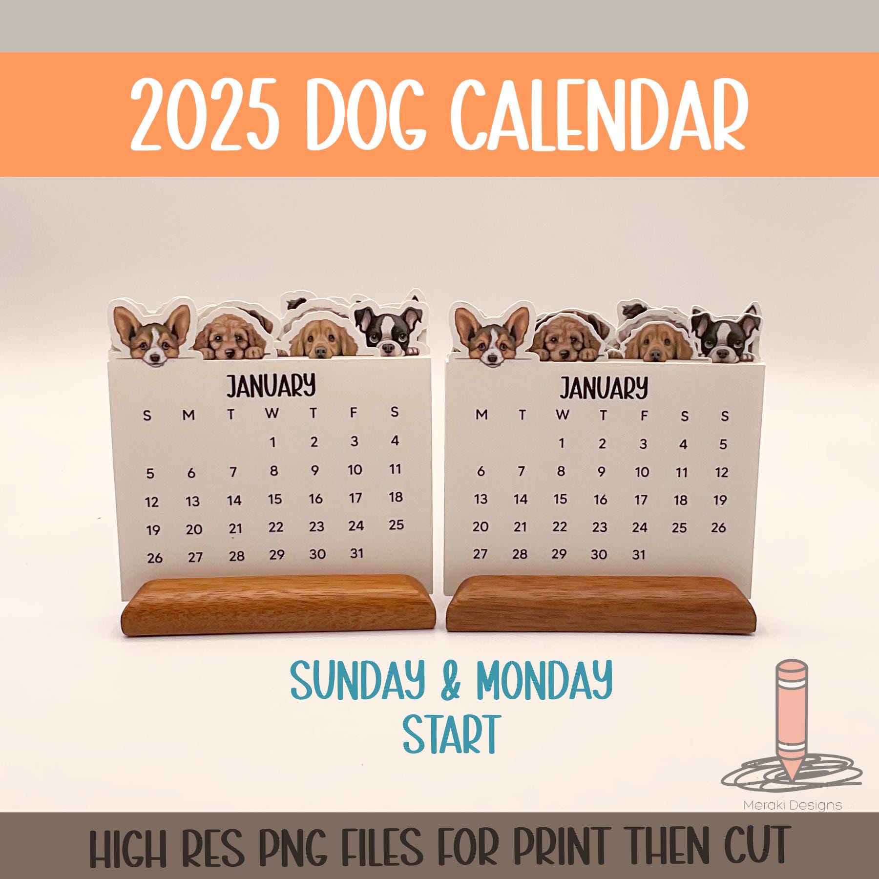 2025 Puppy Calendar - Etsy 2025-puppy-calendar-etsy