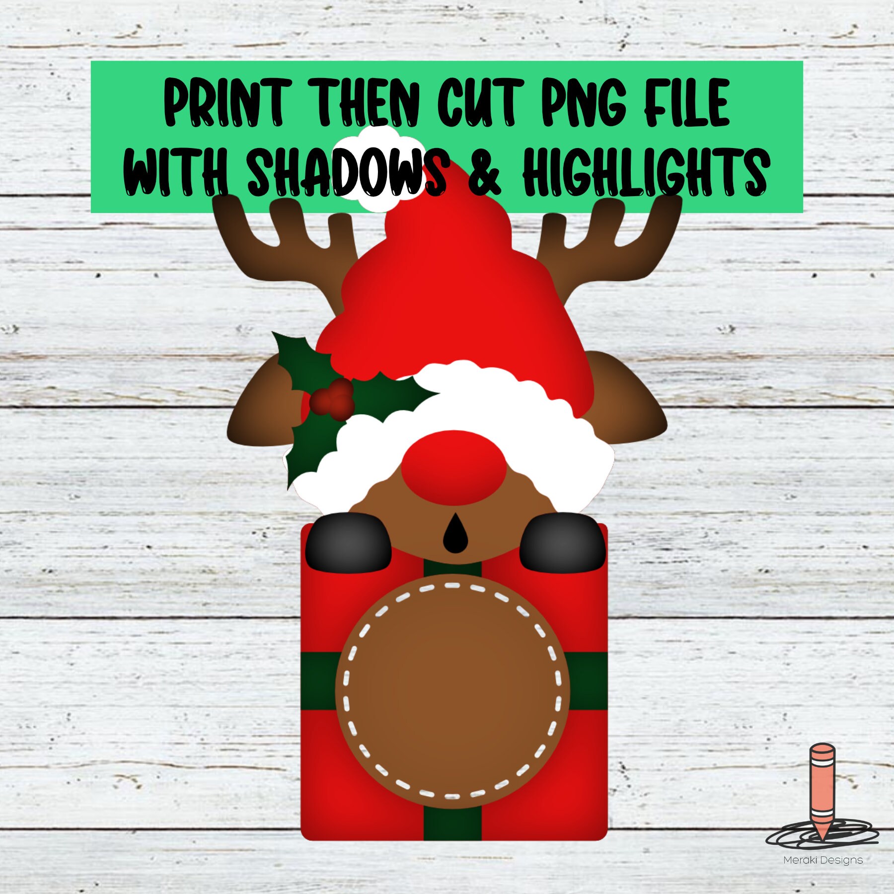 Deer Candy Treat Holder Bundle Svg Dxf Eps Png Christmas - Etsy