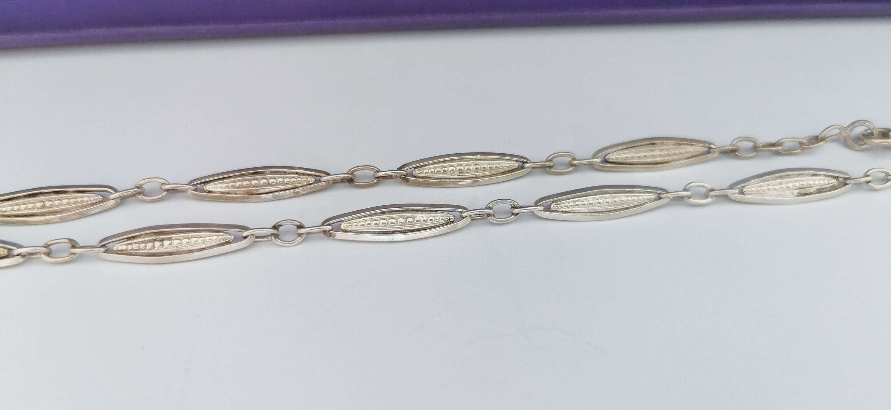 1930s 40s vintage フランス製 シルバー ブレスレット