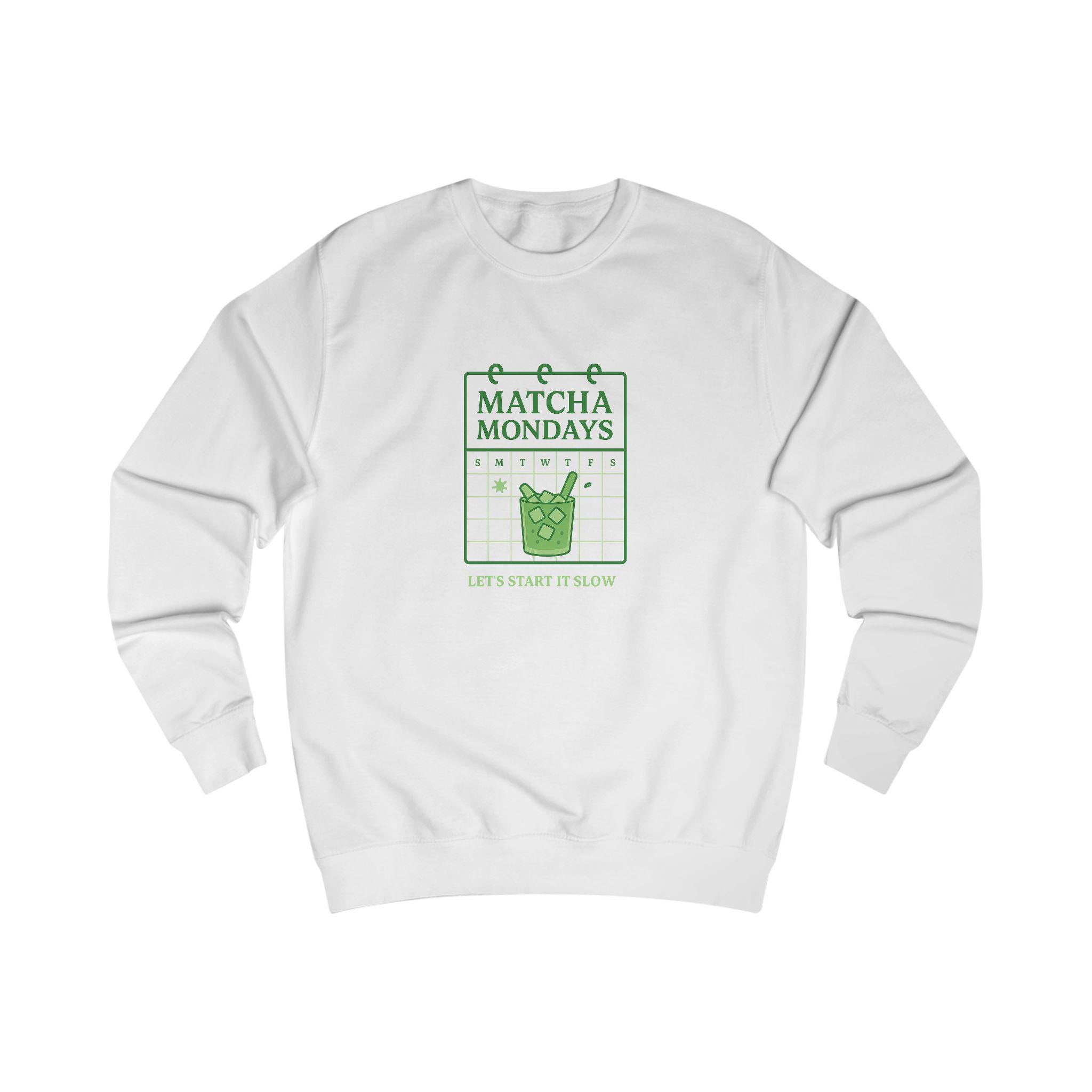 Matcha Club Japan Unisex Pullover, Coffee Monday, Graphic
