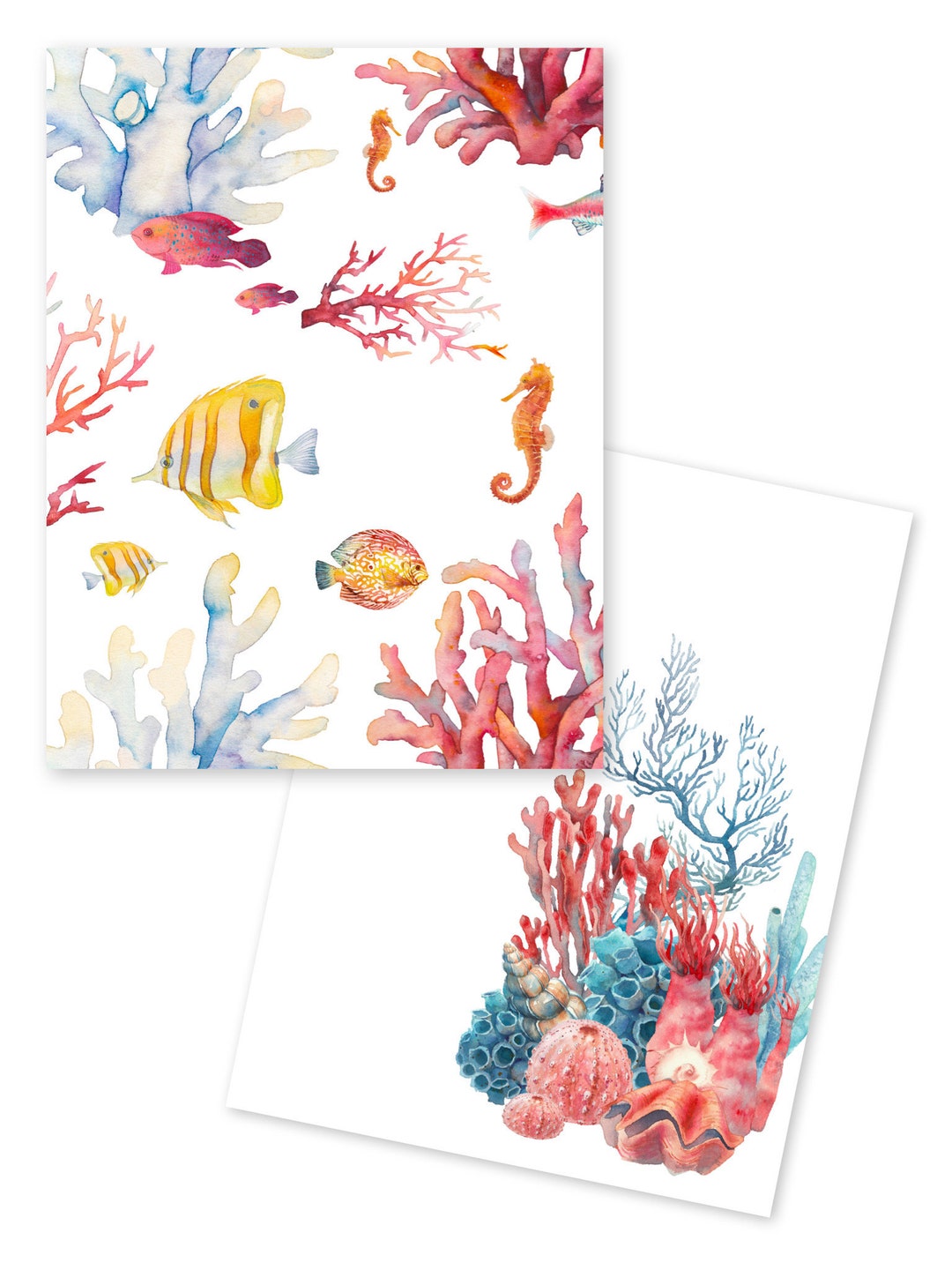 DIGITAL DOWNLOAD Ocean Beach Coral Reef Playdough Mats Etsy