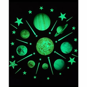 Glow In The Dark Solar System, Personalized by Birth Chart