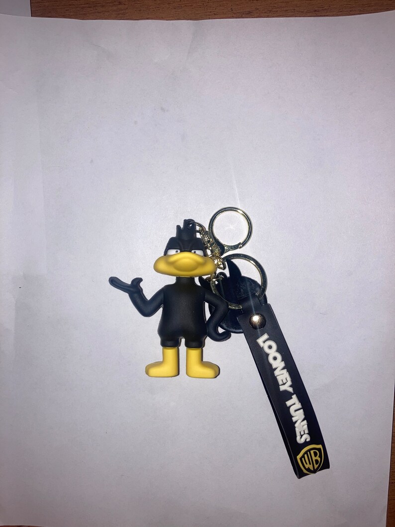 Daffy Duck Looney Tunes Keychains Etsy