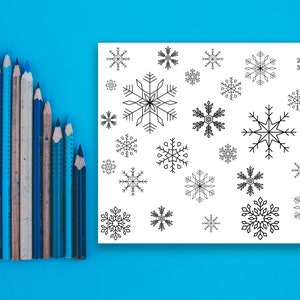 5 Winter Malvorlagen für Kinder