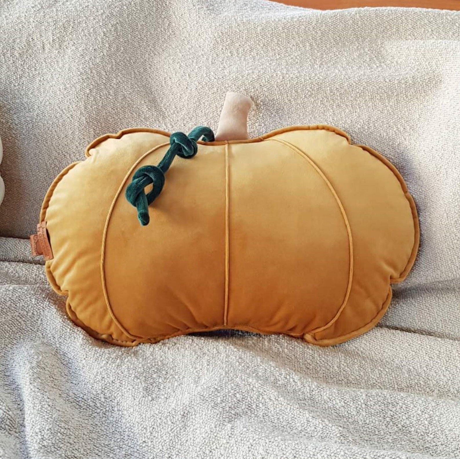 Orange Pumpkin Pillow Autumn Decor Aesthetic Decorations for Etsy