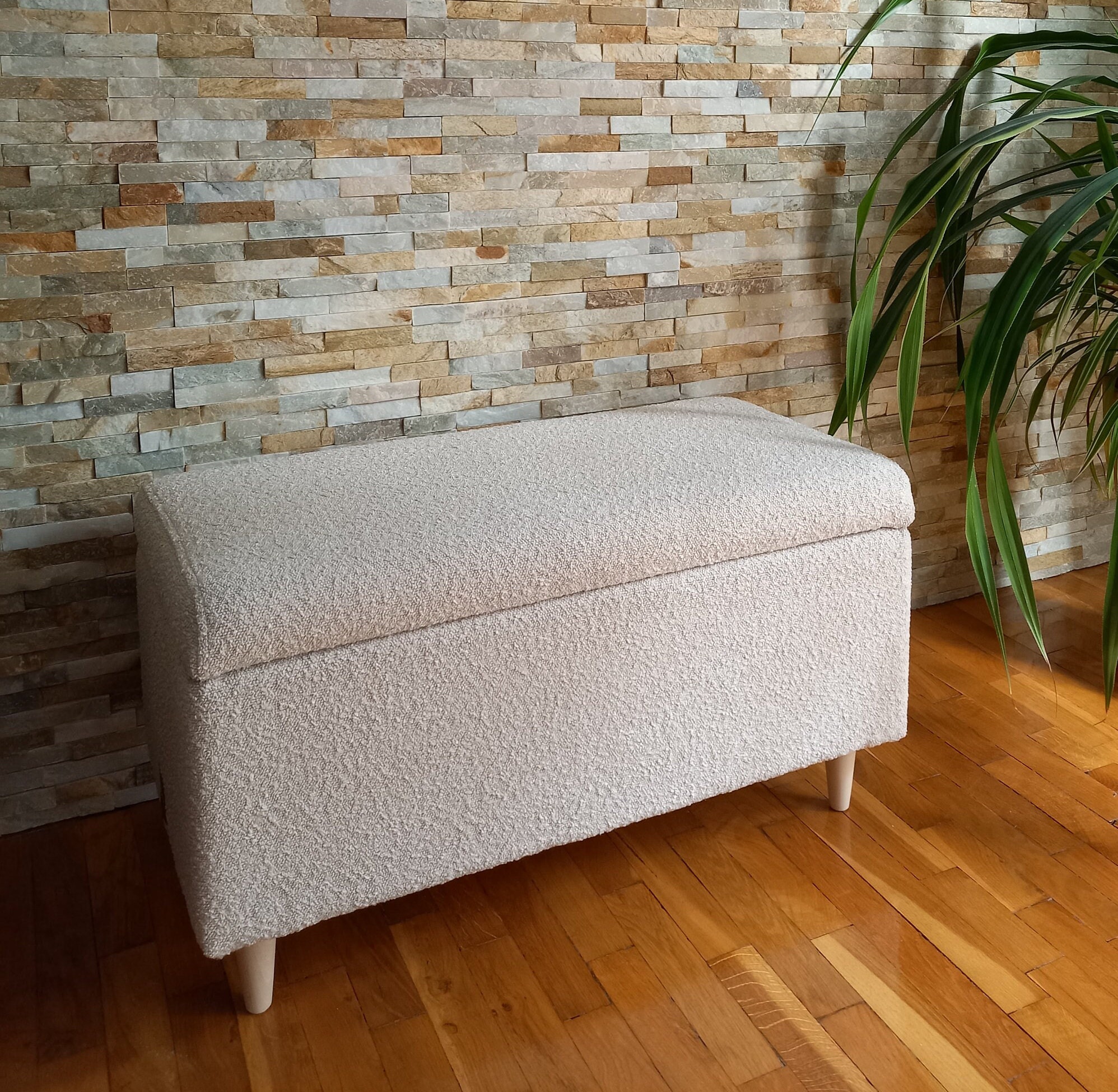 Compton ivory hallway bench deals