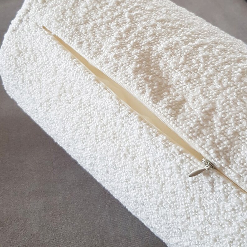 Boucle Boho Bolster Cushion Custom Pillow Cover Body Etsy