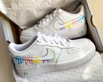 air force 1 paint drip