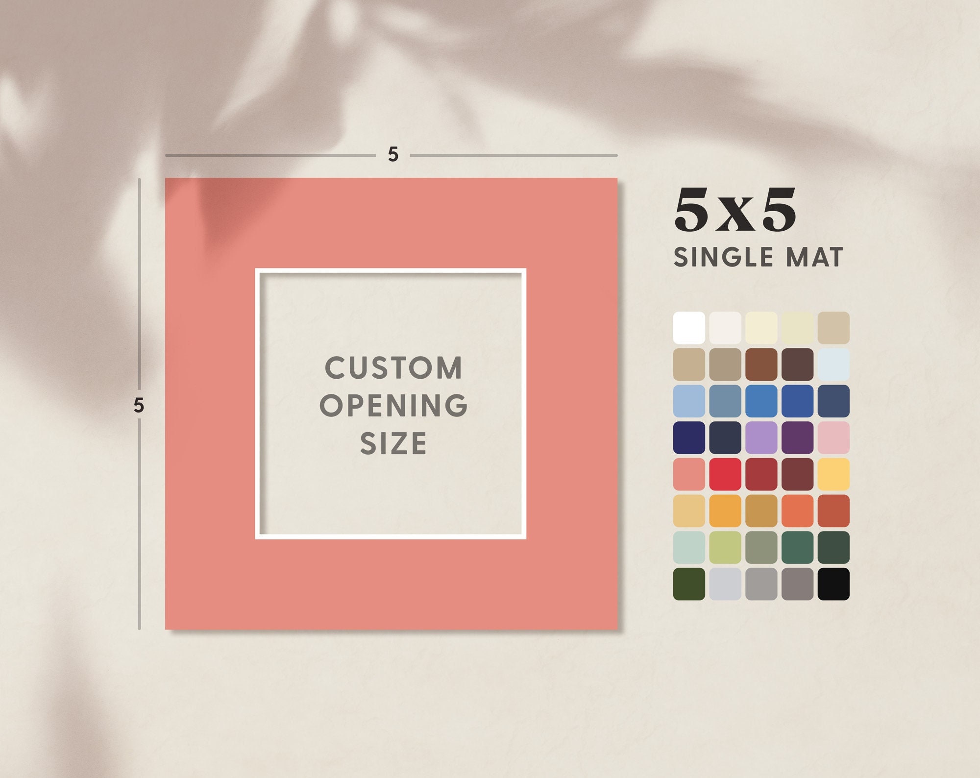 Square Picture Frames 5x5 Etsy