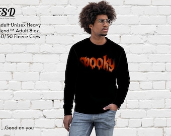 Spooky Sweatshirt, Halloween Vintage Sweatshirt, Unisex sweatshirt, Yoga Sweatshirt, Workout sweater, fall Sweatshirt