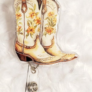 Western-Boots-Abzeichen-Reel