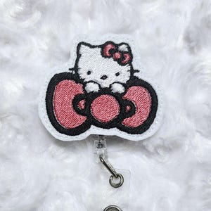 Porta-distintivi Feltie Kitty e Bow