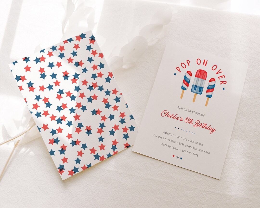 fourth of july party invitation free