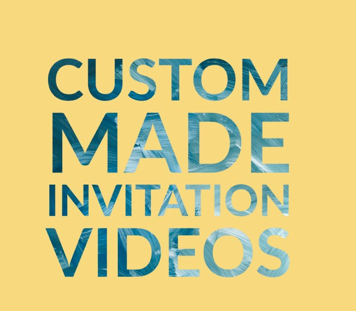 Custom Einvitation Videos Video Invitation Wedding Invitation Mobile