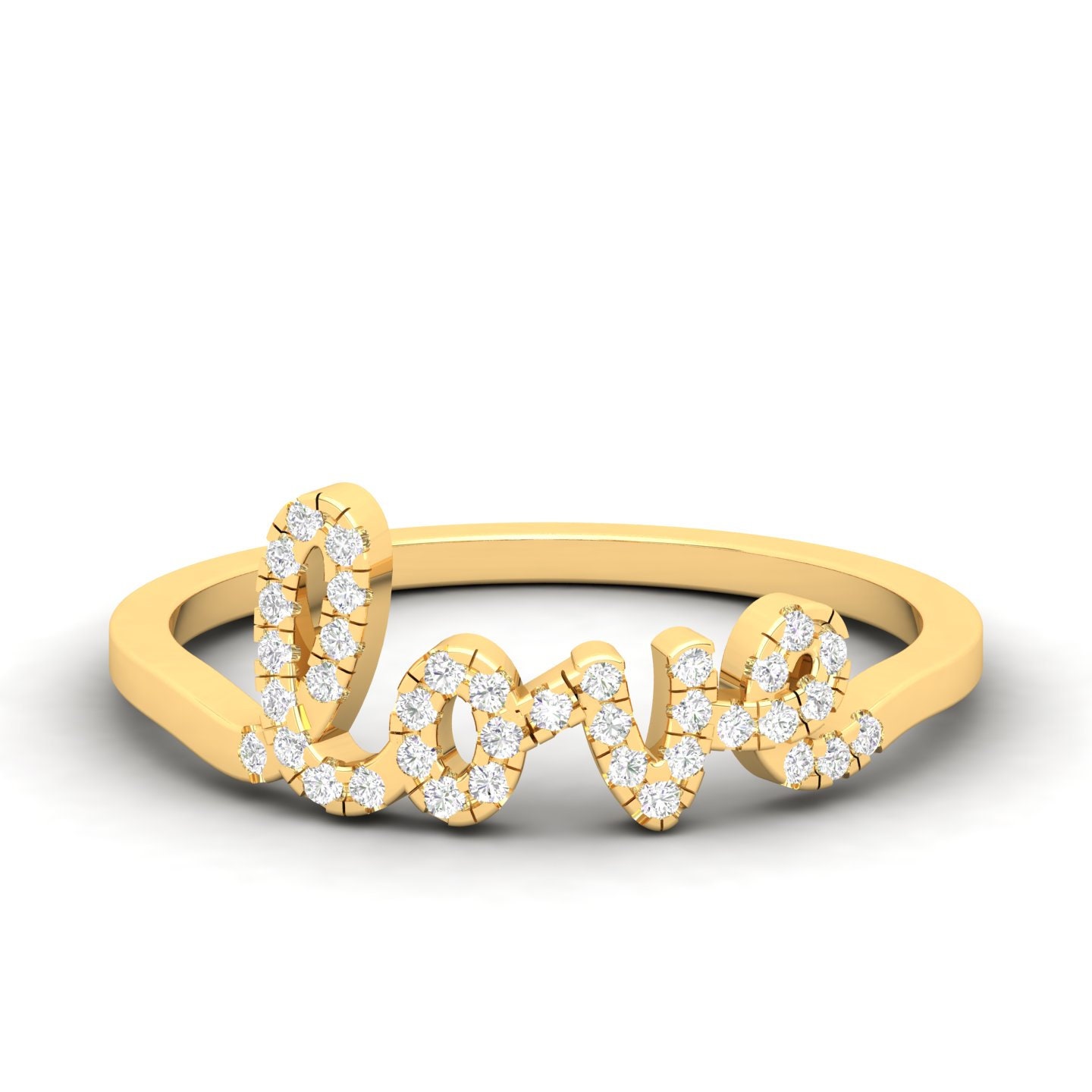 Diamond Ring Love Rings with Screw Design for Women Band Promise Rings –  JSJOY Fashion