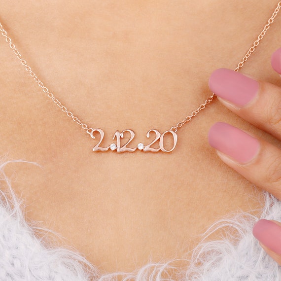 Name and Date Bar Necklace – Classique Jewellery