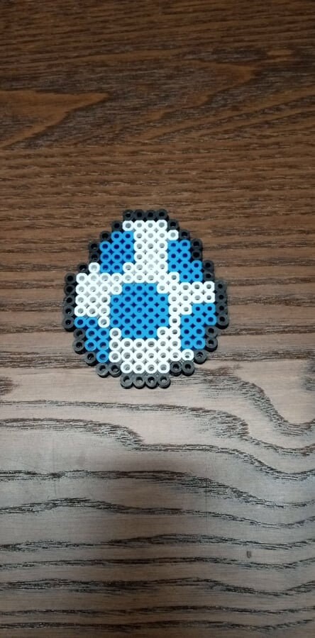 Perle à Repasser Yoshi (Yoshi's Island SNES) - Perler Beads, Ducky Beads - Neuf