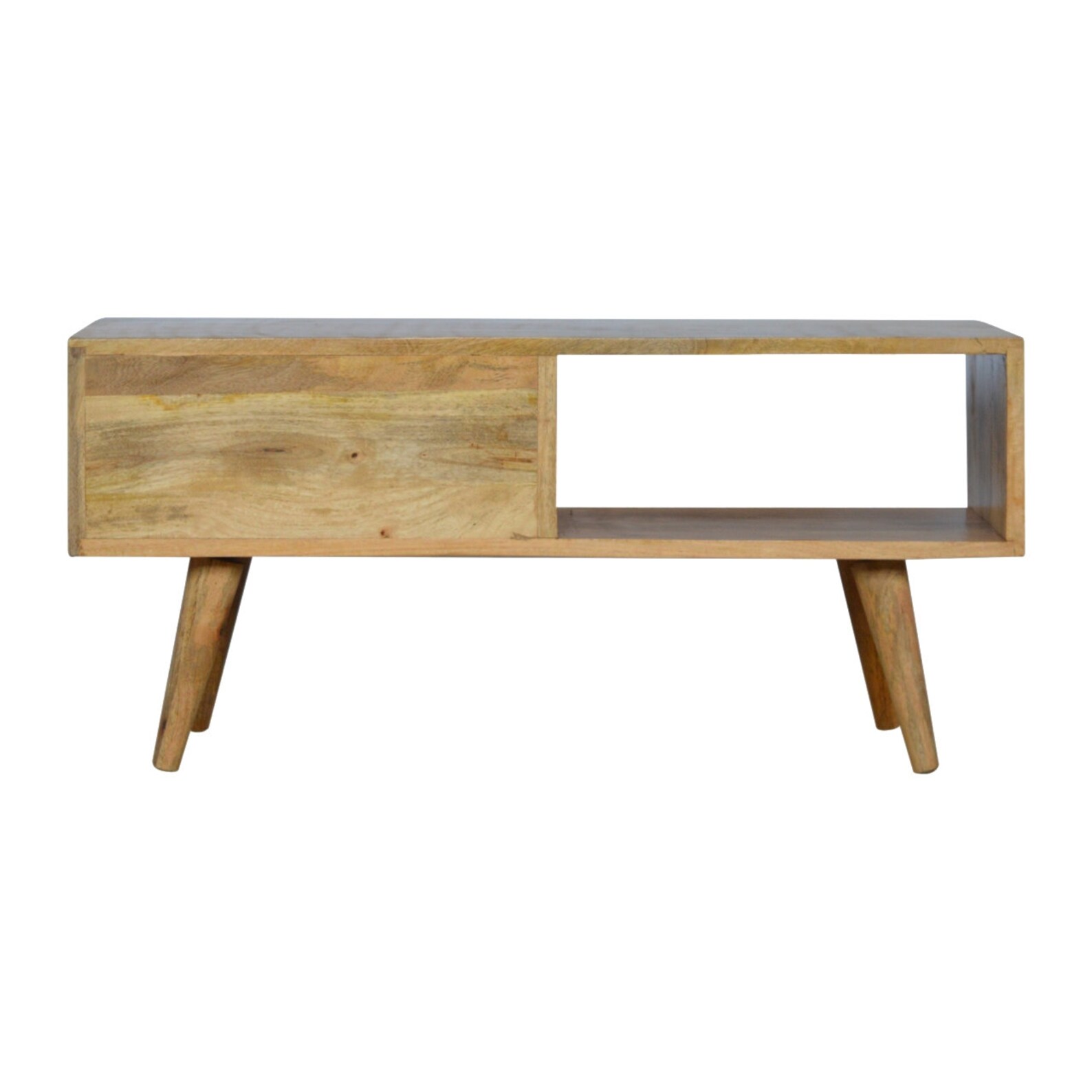 Modern TV Console Table White Minimal TV Stand Etsy UK