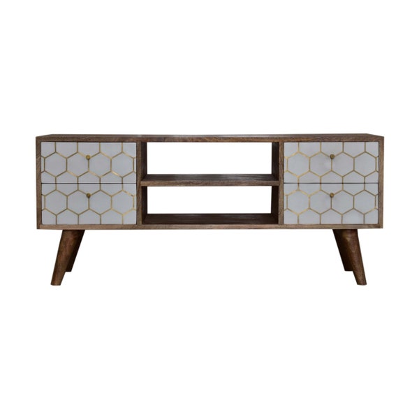 Art Deco Tv Stand Etsy UK