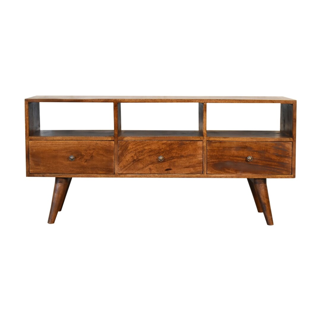 Wooden Mid Century Modern TV Stand Scandinavian TV Console Etsy UK