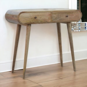 Etsy console 2024 table with drawers