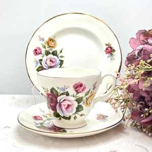 Crown Fenton Fine English Teacup Trio