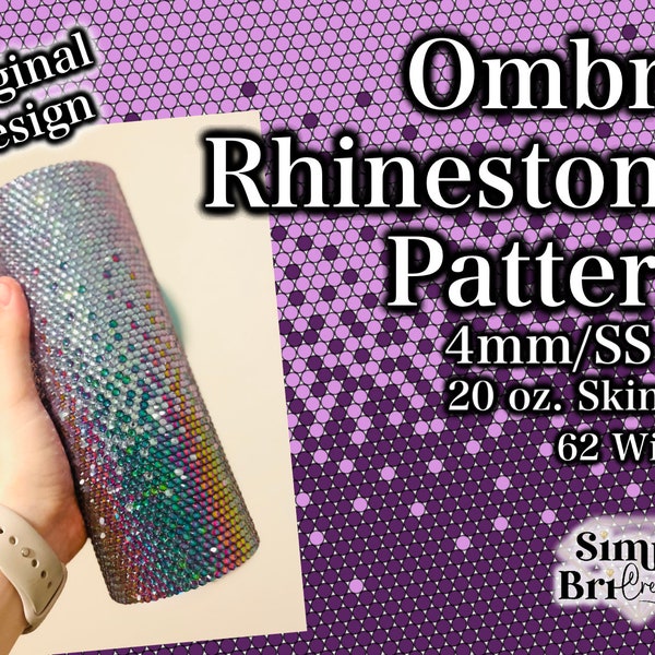 Ombre Rhinestone Pattern - Etsy
