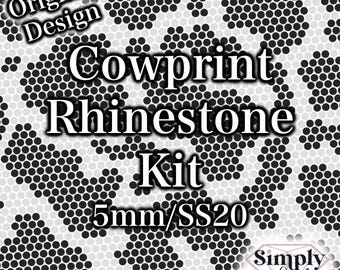 Cow Print SS20 Rhinestone Kit