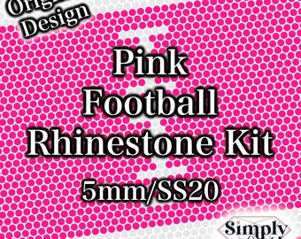 Pink Football SS20 Rhinestone Kit