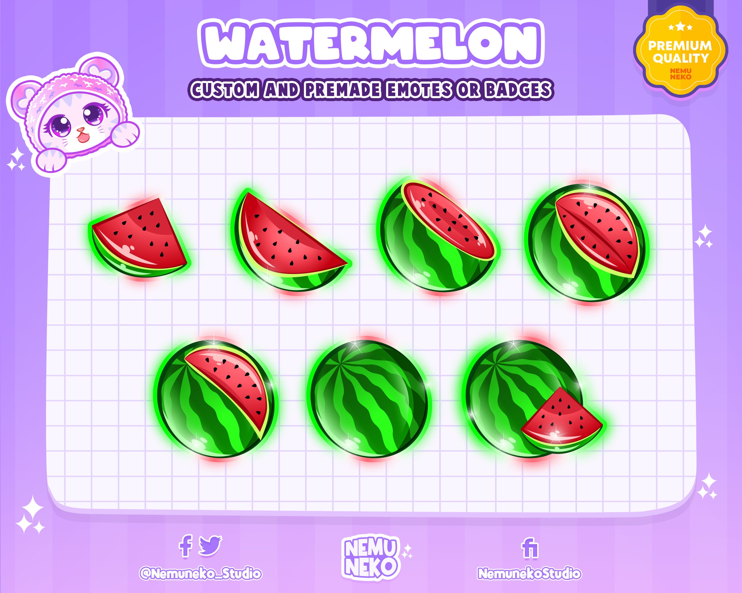 Melon Twitch Etsy