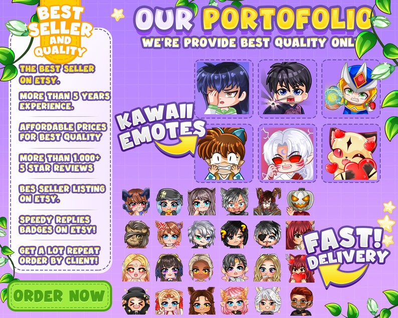 9x Custom Animated Emotes, Emojis, Sub Emotes for Your Twitch, Youtube ...