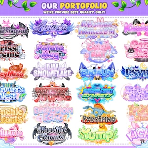 Custom VTuber Logo: Chibi Cute VTuber Branding for Streamers image 9