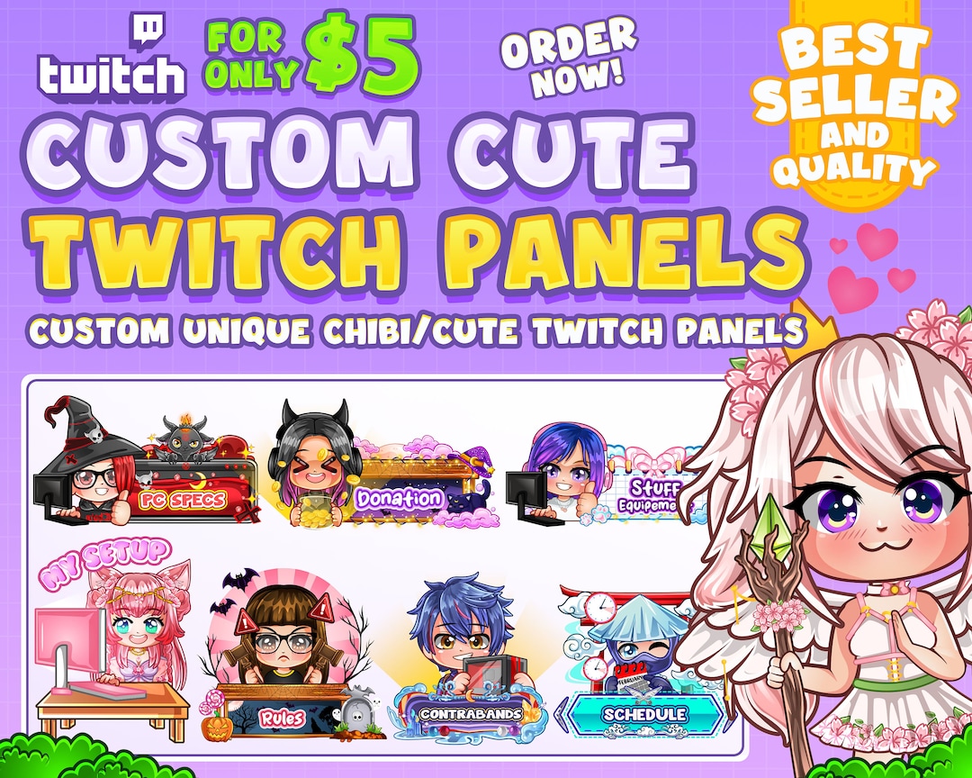 Japan Horror Anime Twitch Panels 24x Panels Twitch and - Etsy