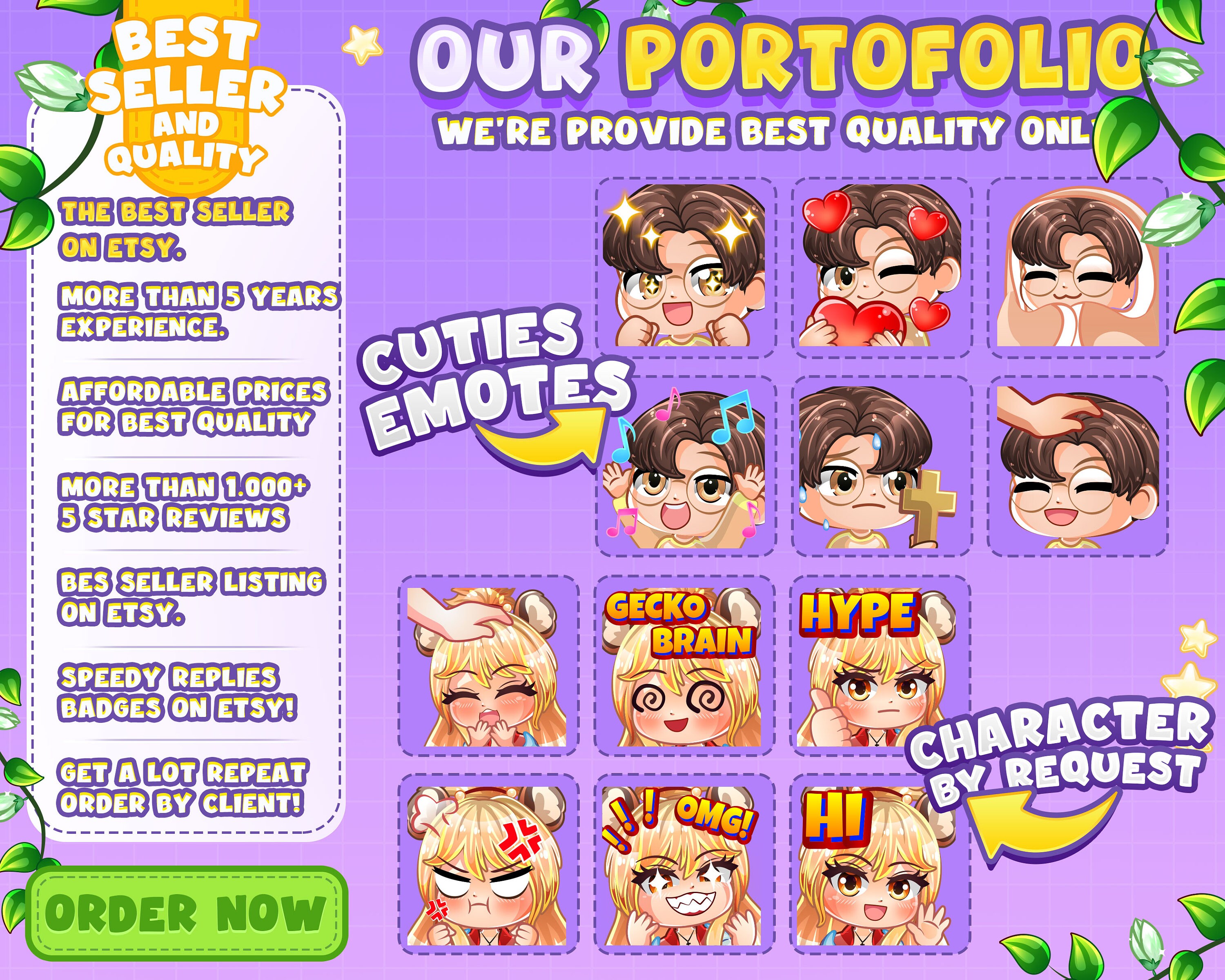 6x Custom Animated Emotes, Emojis, Sub Emotes for Your Twitch, Youtube ...