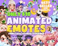 Custom Animated Emotes, Emojis, Sub Emotes for your twitch, youtube, facebook, discord | Custom GIF emotes | Premium Animated Emotes