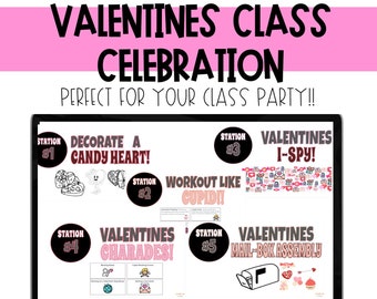 Valentine's Day Class Party Activities | Valentine's Activity | Valentines Party