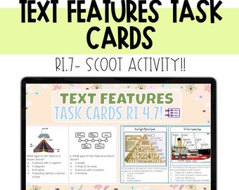 Nonfiction Text Features for Informational Text. Scoot Activity