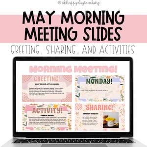 May Morning Meeting Slides. | Morning Meeting Activities. | Classroom Decor.