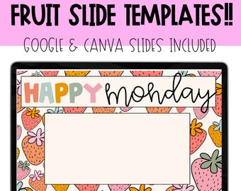 Fruit Slide Templates | Slides Templates | Canva Template