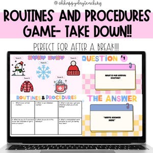 Juego de rutinas y procedimientos / Diapositivas de rutinas y procedimientos / ¡Desmontaje!